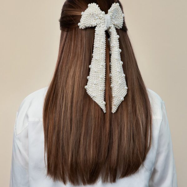 Hárskraut - pearl bow