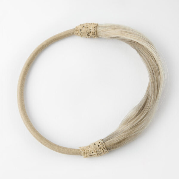 Hair covered hair tie